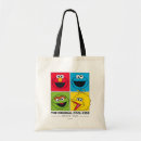 Search for elmo and cookie monster tote bags Children