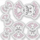 Search for pastel drawing stickers For kids
