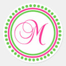 Search for monogram m stickers Pink