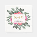 Search for dusty pink napkins Sweet 16