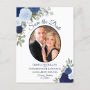 Search for blue floral save the dates Ztraditional