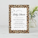 Search for leopard print baby shower invitations Neutral