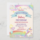 Search for watercolor unicorn invitations Pastel