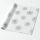 Search for drawn flower gift wrap Abstract