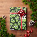 Search for monster wrapping paper Green