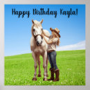 Search for girls horse posters Cowgirl