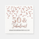 Search for black and rose gold napkins Celebrations