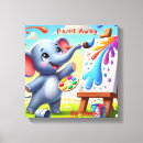 Search for colourful elephant canvas prints Vibrant