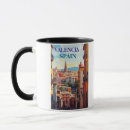 Search for famous city mugs Beautiful architecture landscape