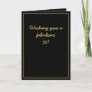 Search for gold 50th birthday cards Fiftieth