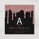 Search for black and rose gold business cards For her
