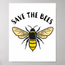 Search for save the bees posters Green