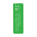 Search for cocktail return address labels Retro