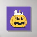Search for jack o lantern canvas prints Snoopy