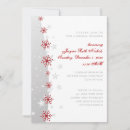 Search for red and silver bridal shower invitations White