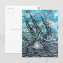 Search for kraken postcards Sea monster