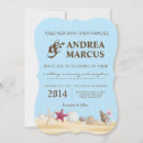 Search for beach sea shell wedding invitations Shells