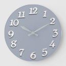 Search for silver and blue clocks Metallic