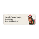 Search for funny horse return address labels Cute