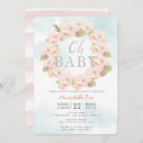 Search for pink cherry blossom baby shower invitations Watercolor