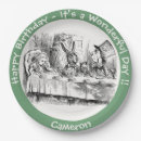 Search for tea party paper plates Alice in wonderland