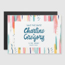 Search for colourful save the dates Contemporary