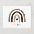 Search for cute patterns postcards Rainbow