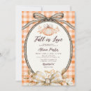Search for pumpkin bridal shower invitations Harvest