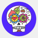 Search for mexican sugar skull stickers Dead