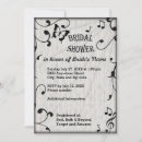 Search for silhouette bridal shower invitations Bride and groom