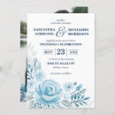 Search for dusty blue watercolor wedding invitations Beautiful