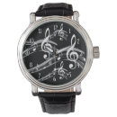 Search for treble clef watches Black and white
