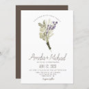 Search for rustic lavender wedding invitations Script
