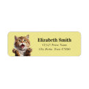Search for yellow chevron return address labels Cute