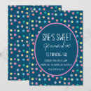 Search for candy shop birthday invitations Pink