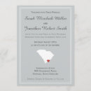 Search for south carolina invitations Heart