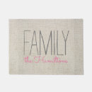 Search for pink and grey doormats Monogrammed