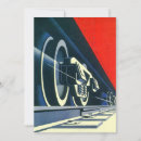 Search for vintage train invitations Locomotive