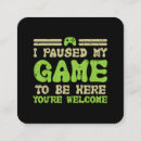 Search for video game business cards Gaming