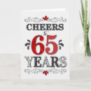 Search for 65 birthday cards Red