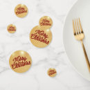 Search for christmas confetti Red