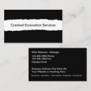 Search for demolition business cards Excavation