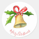 Search for christmas bells stickers Watercolor