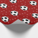Search for soccer christmas wrapping paper Snowflakes