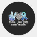 Search for cure stickers Type 2 diabetes