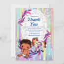 Search for unicorn thank you invitations Rainbow