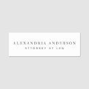 Search for lawyer name tags Modern