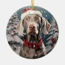 Search for weimaraner christmas tree decorations Winter