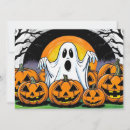 Search for happy halloween invitations Ghost