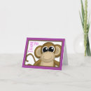 Search for cute monkey thank you cards Adorable